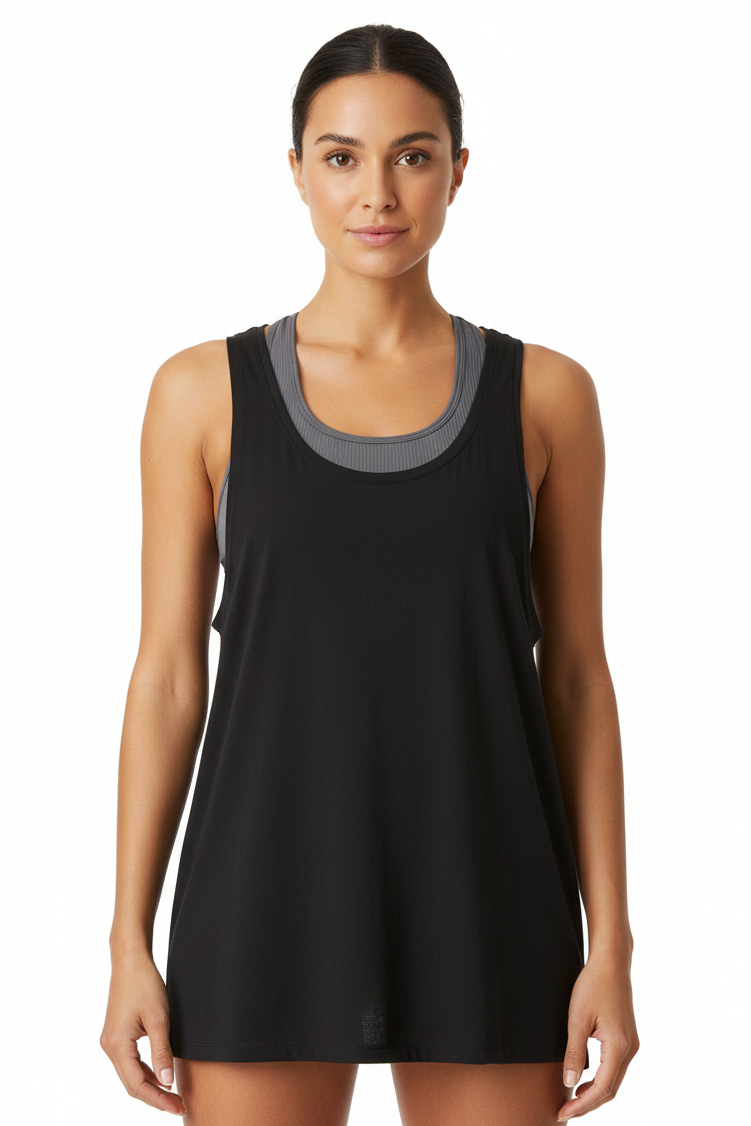 Front - Oversized Muscle Tank